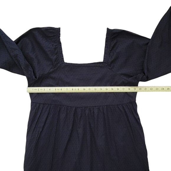Universal Thread Ebony Smocked Tiered Mini Dress Balloon Sleeves Sz Large NEW - Picture 8 of 15